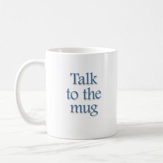 Entretien dans la tasse (Gauche)
