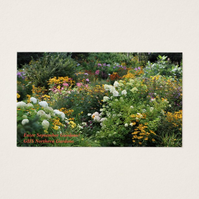 Entrez dans les jardins de septembre ! (Devant)