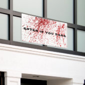 Entrez si vous osez décorer la bannière (Bâtiment extérieur)