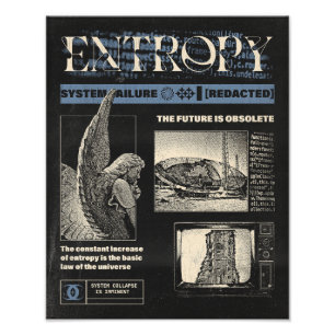 Entropie - Brutalistisch ontwerp Foto Afdruk