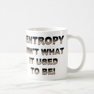 Entropie is niet meer wat het geweest is Leuk mokj Koffiemok