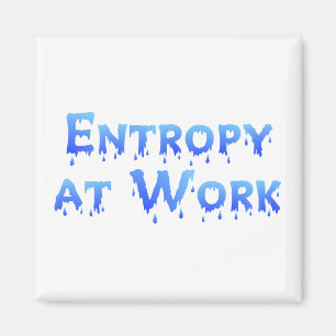 Entropie op het werk magneet