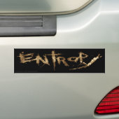 Entropische bumpersticker (Op auto)