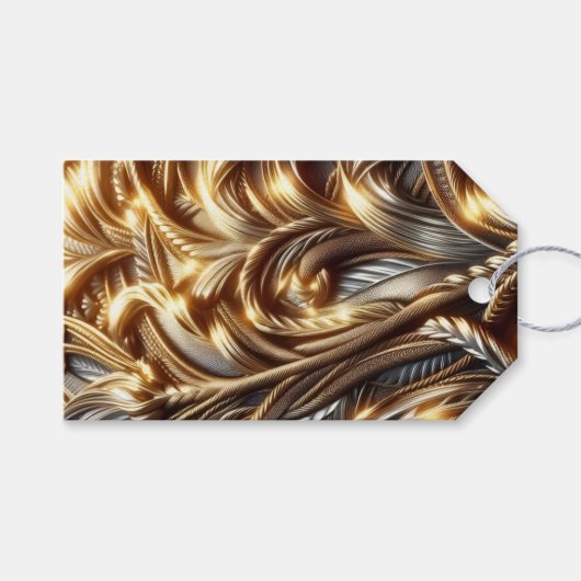 Entwined Gold  Cadeaulabel (Voorkant (Horizontaal))