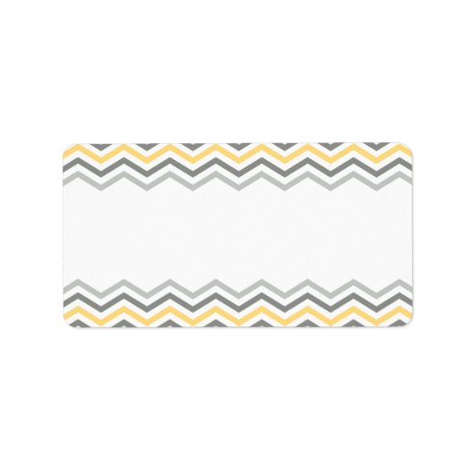 ENVELOP ADRESETIKETTEN :: chevron 1 Etiket (Voorkant)