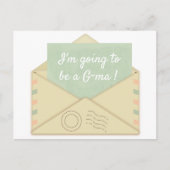  envelop letter briefkaart aankondiging (Voorkant)