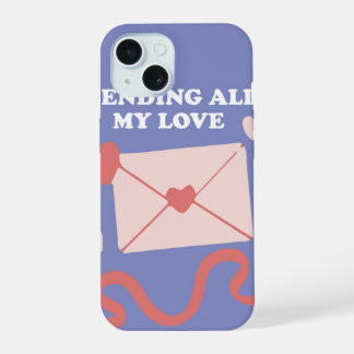 Envelop met Alle Mijn Liefde iPhone 15 Hoesje