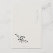 Envelope Insert Enclosure Card- Dark Academia Informatiekaartje (Voorkant)