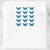 ENVELOPE SEAL STICKER : BLEU BUTTERFLY (Sac)