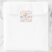 ENVELOPE SEAL STICKER : JOYEUX ANNIVERSAIRE (Sac)