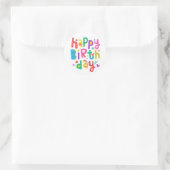 ENVELOPE SEAL STICKER : JOYEUX ANNIVERSAIRE (Sac)