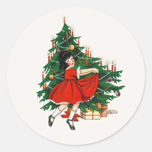 ENVELOPE SEAL STICKER : VINTAGE NOËL (Devant)