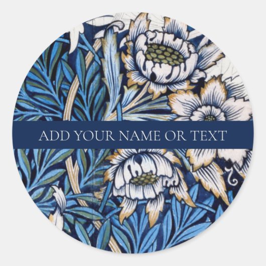 ENVELOPE SEAL STICKER : WILLIAM MORRIS (Devant)