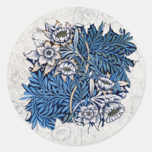 ENVELOPE SEAL STICKER : WILLIAM MORRIS (Devant)