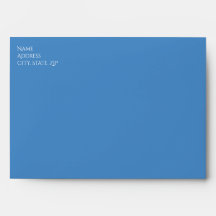 Enveloppe bleue Provence A7