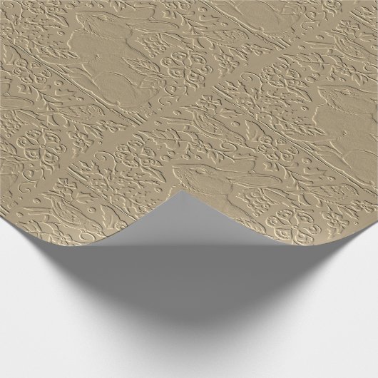 Enveloppe cadeau Brown papier lapin Embossé Bird F (Coin)