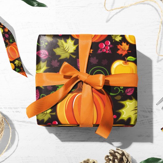 Enveloppe cadeau citrouille Berry | Papier cadeau 