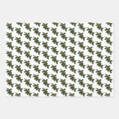 Enveloppe cadeau - Feuilles Holly et baies (Devant)