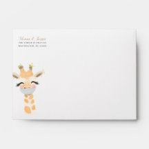 Enveloppe carte de remerciements