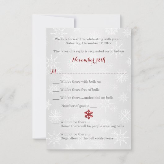 Enveloppé dans l'amour rejoint Coeurs Mariage RSVP (Dos)