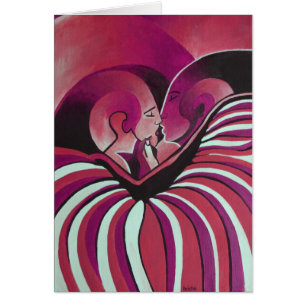 Enveloppé Dans Une Couverture Magenta D'Amour