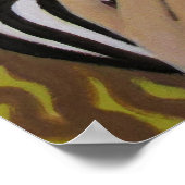 Enveloppé dans une serviette de plage / Poster (Coin)