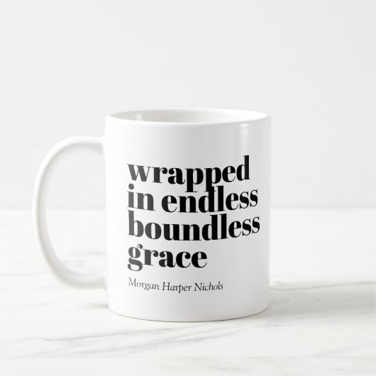 enveloppé dans une tasse de café sans fin (Gauche)