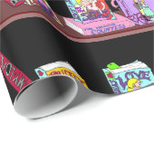 Enveloppe de cadeau de papier d'emballage (Coin rond)