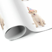 Enveloppe de cadeau de papier d'emballage de chien (Coin rond)