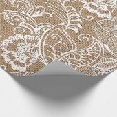 Enveloppe de cadeau florale du papier d'emballage (Coin)