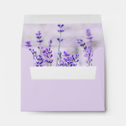 Enveloppe de carte de vœux pour mariage Lavender F