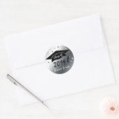 Enveloppe de graduation Sticker Seals Fun Silver (Enveloppe)