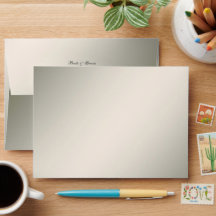 Enveloppe de Mariage doré blanc