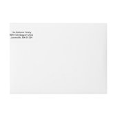 Enveloppe de Noël Adresse de retour Étiquettes (Devant)