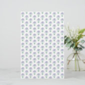 Enveloppe de savon Motif Lavender | Papier lin (Debout devant)