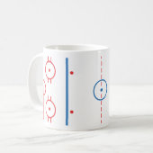 Enveloppe de tasse de piste d'hockey (Devant gauche)