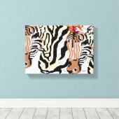 Enveloppe de toile /Zebras (Insitu (Plancher de Bois))