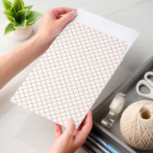 Enveloppe d'expédition à carreaux diagonaux beige