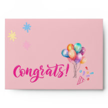 Enveloppe Félicitations