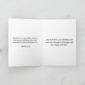 Enveloppe Fleur Carte d'Anniversaire (Intérieur)