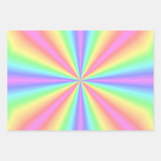 Enveloppe papier - Arc-en-ciel radiant Super (Devant 2)