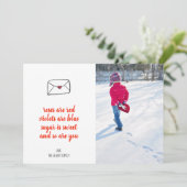 Enveloppe Red Heart Valentine Cartes photos (Debout devant)