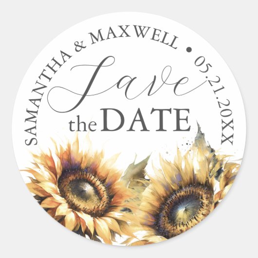 Enveloppe Stickers Mariage de phoque Fleurs de sol (Devant)