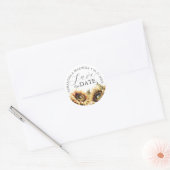 Enveloppe Stickers Mariage de phoque Fleurs de sol (Enveloppe)