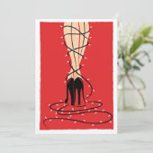 Enveloppée invitation (Debout devant)