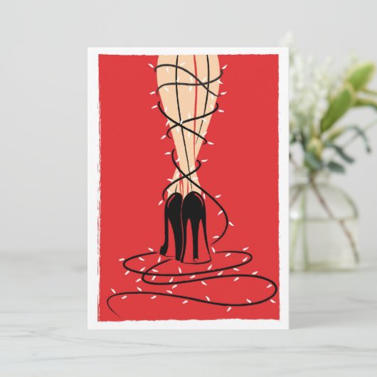 Enveloppée invitation (Debout devant)