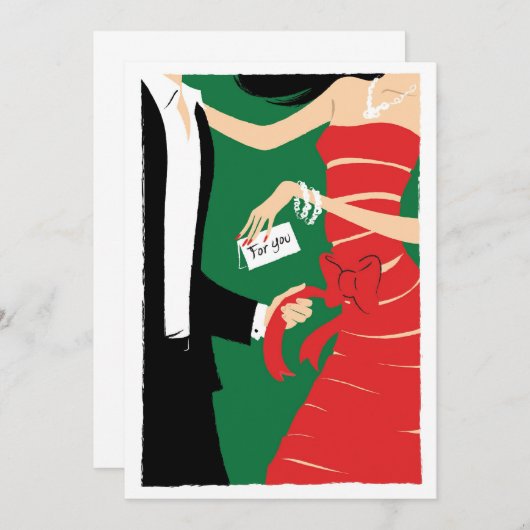 Enveloppée invitation (Devant / Derrière)