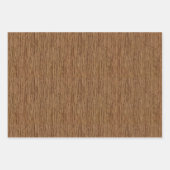 Enveloppement cadeau en bois rustique - Papier à e (Devant 3)