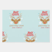 Enveloppement de feuilles plats en papier Jeu de 3 (Devant)