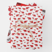 Enveloppement de feuilles plats en papier Jeu de 3 (En situation)